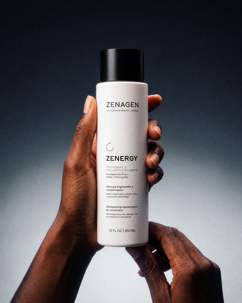 ZENAGEN Zenergy thickening and volumizing shampoo bottle