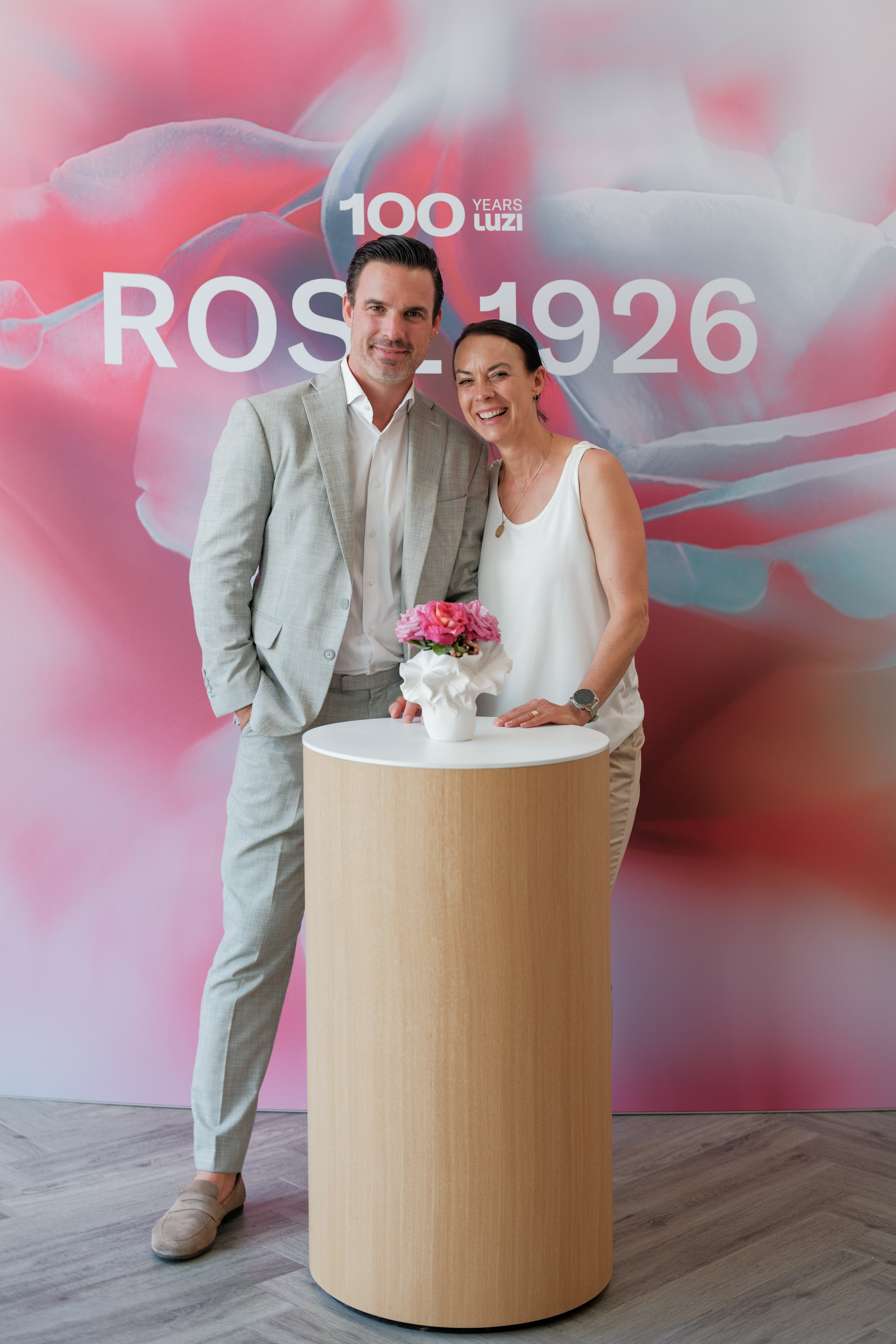From left: Luzi CEO Roland Altenburger and board member Iris Altenburger, Ph.D.