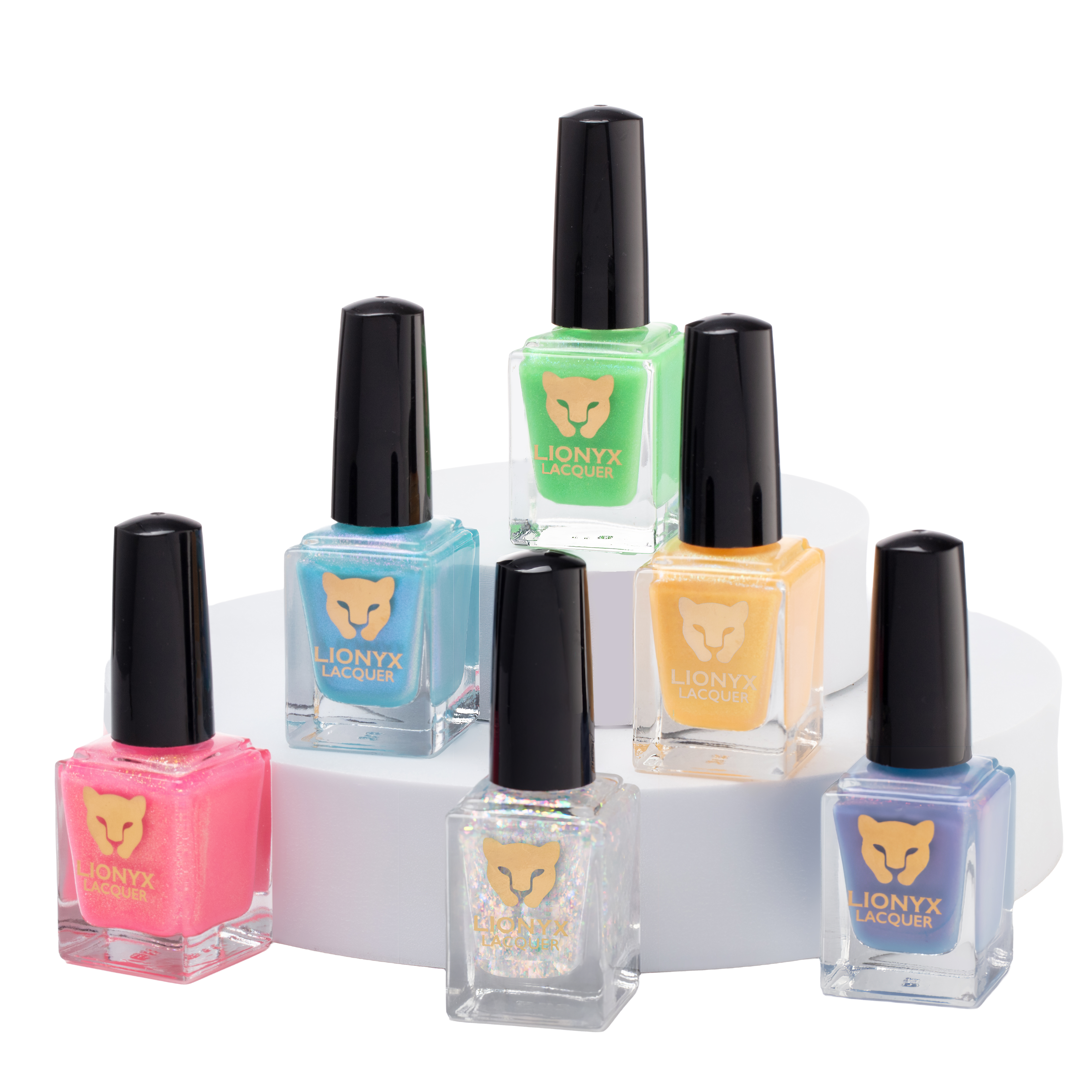 LIONYX Lacquer&rsquo;s SUNSTRUCK Collection features solar and glow-in-the-dark nail lacquers that shift, glow, and sparkle from sunrise to after dark.