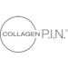 Collagen P.I.N. logo with registered trademark symbol and circular geometric design